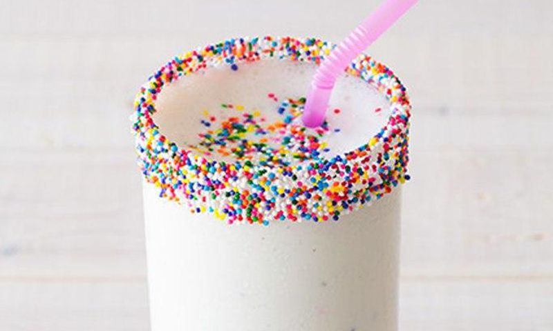 Cake batter milkshake