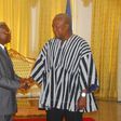 Justice Yaw Apau and President John Mahama