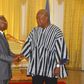 Justice Yaw Apau and President John Mahama