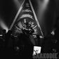 Sarkodie projects the "Illuminati" symbol during his performance at "History In The Making" concert held at Apollo Theatre, UASA last month