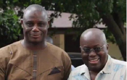 The late Mahama Adams and flagbearer Nana Akufo-Addo