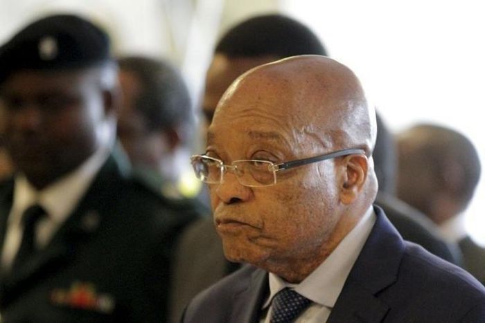 South African President Jacob Zuma attends the summit of the Southern African Development Community (SADC), called to discuss industrialisation in southern Africa, in Harare, April 29, 2015. REUTERS/Philimon Bulawayo/Files