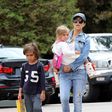 Kourtney Kardashian and kids, Mason and Penelope