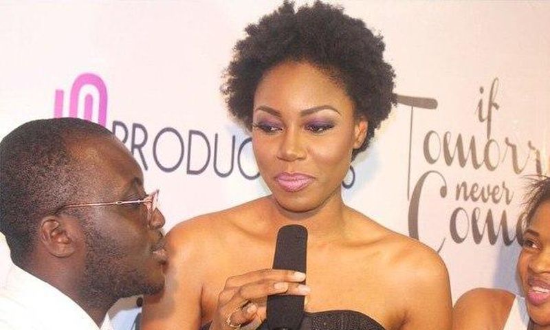Yvonne Nelson at her movie premiere