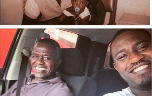 John Dumelo and his dad