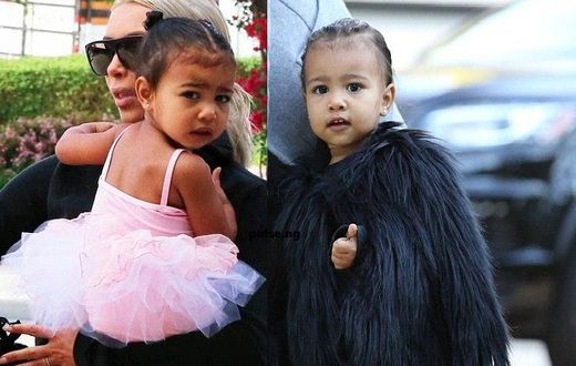 North West ditches popular dark look for a bright feminine outfit in Los Angeles