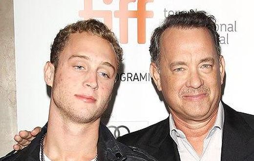 Tom Hanks and son, Chet Haze