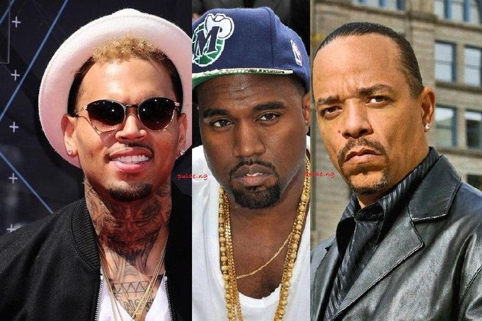 Chris Brown, Kanye West, Ice T