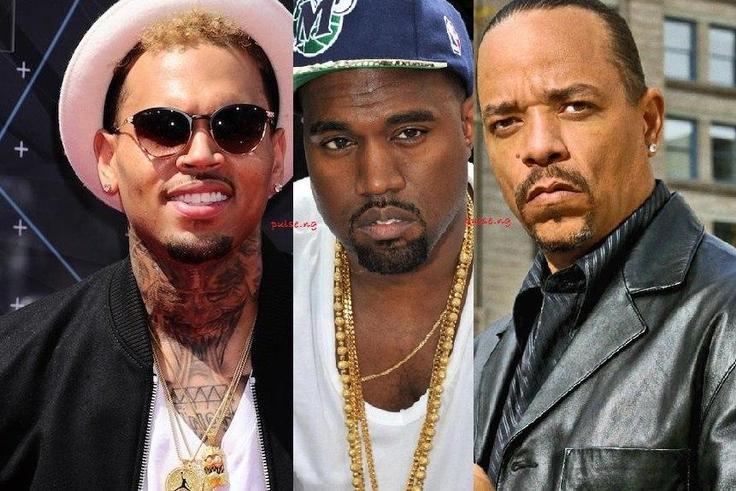Chris Brown, Kanye West, Ice T