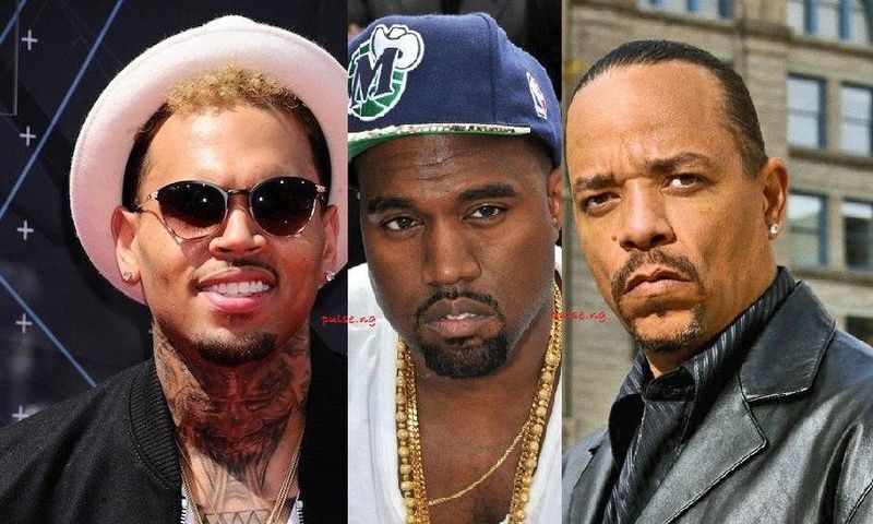 Chris Brown, Kanye West, Ice T