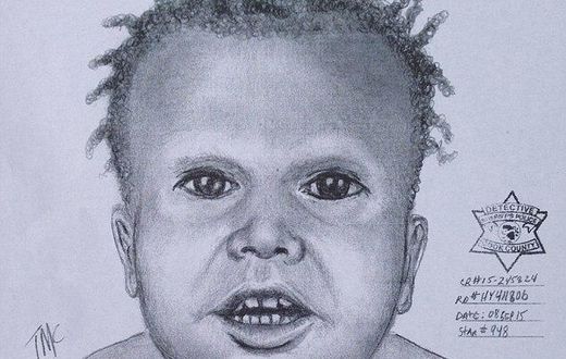 The Sketch of the African boy whose body parts were found in a Lagoon in America
