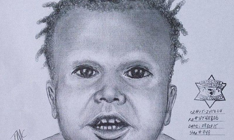 The Sketch of the African boy whose body parts were found in a Lagoon in America