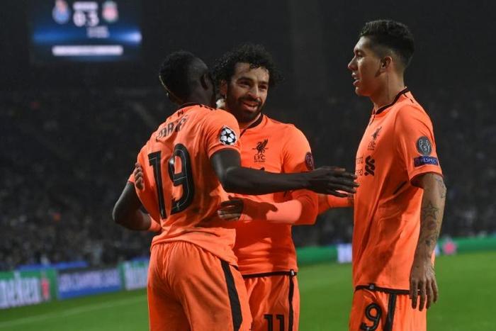 Sadio Mane (left), Mohamed Salah (centre) and Roberto Firmino (right) have all signed new deals at Liverpool