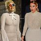 Lady Gaga and Kim Kardashian rock similar see through outfits