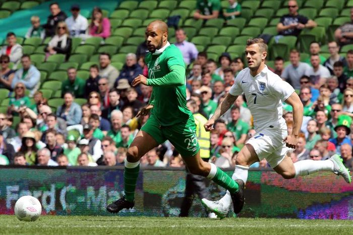 David McGoldrick (L, pictred June 2015) had a first-half header that saw the Blades move to within four points of Yorkshire rivals Leeds