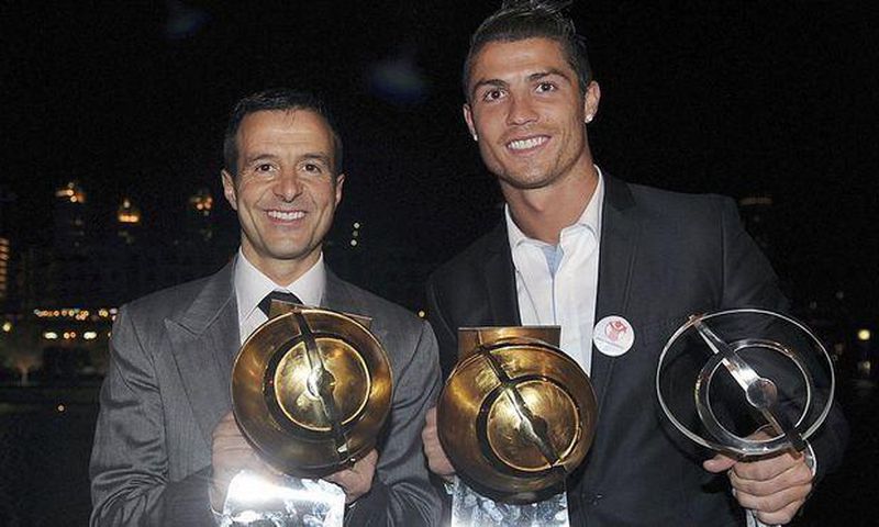Mendes (left) is one of the world's most successful agents and Cristaino Ronaldo