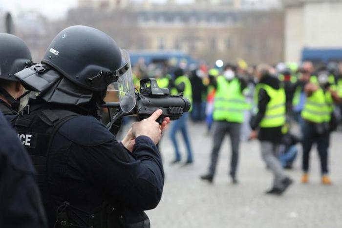 French police have used rubber bullets against demonstrators during a wave of recent protests