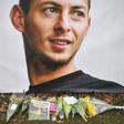 Tributes are left in front of a portrait of Emiliano Sala at the entrance of the FC Nantes football club training center La Joneliere in La Chapelle-sur-Erdre, two days after his plane vanished mid-flight