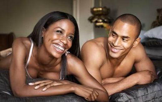 Couple in bed
