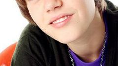 A young, beardless Justin Bieber
