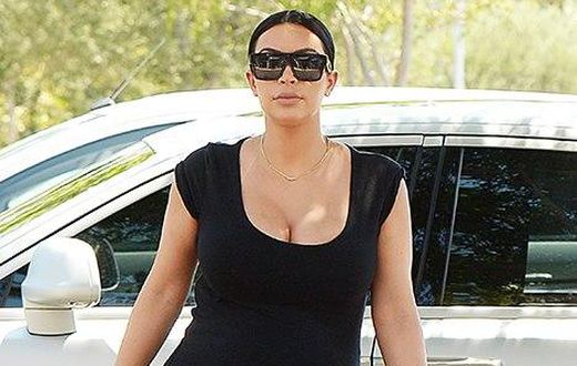 Reality star, Kim Kardashian, rocks LBD