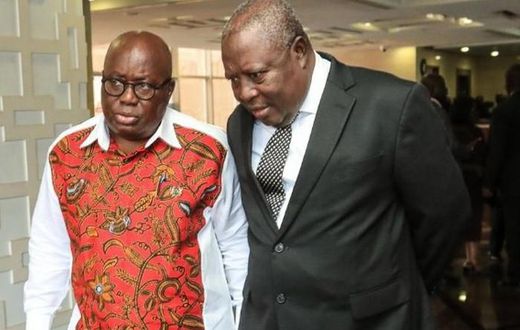President Nana Addo Dankwa Akufo-Addo with Special Prosecutor, Martin Amidu