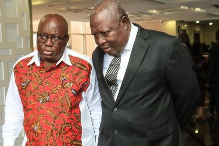 President Nana Addo Dankwa Akufo-Addo with Special Prosecutor, Martin Amidu