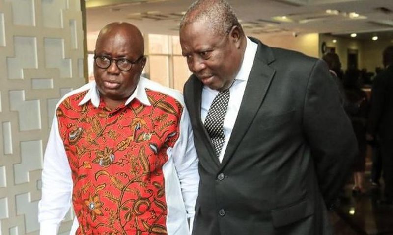 President Nana Addo Dankwa Akufo-Addo with Special Prosecutor, Martin Amidu