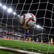Down and out: Ali Mabkhout scored the goal that gave UAE victory over Australia