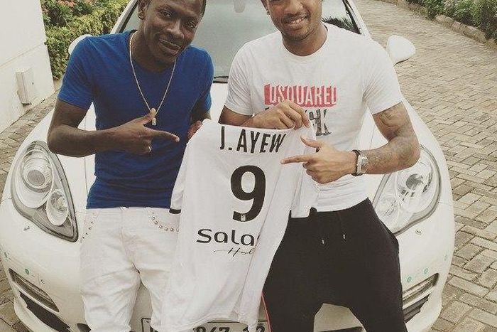 Shatta Wale and Jordan Ayew