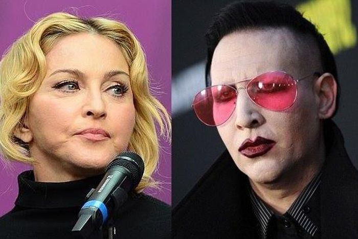 Madonna and Marilyn Manson