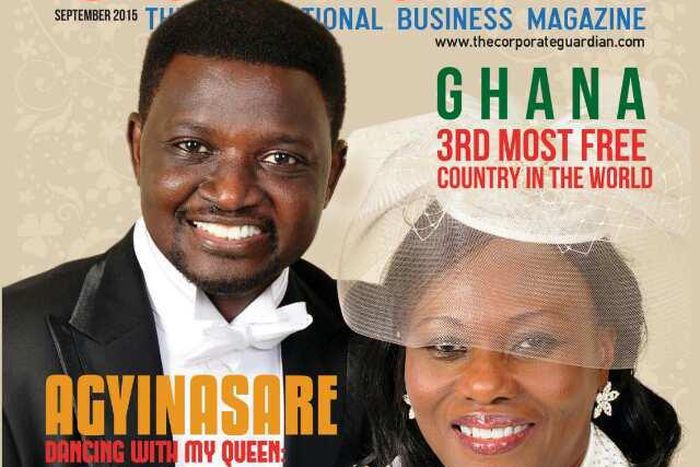 Bishop Charles Agyin Asare and wife, cover The Corporate Guardian, to commemorate their 30th Anniversary