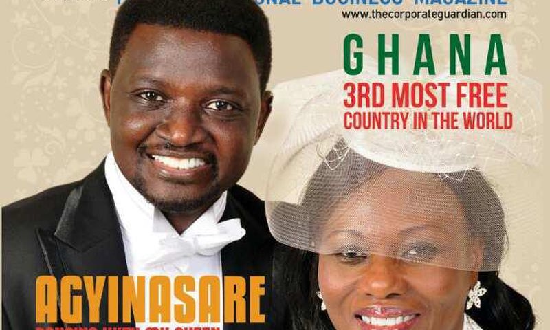 Bishop Charles Agyin Asare and wife, cover The Corporate Guardian, to commemorate their 30th Anniversary