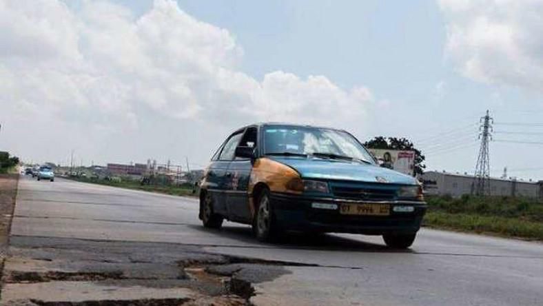 Tema motorway potholes