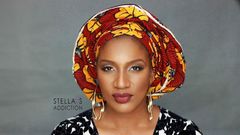 Ankara inspired makeup