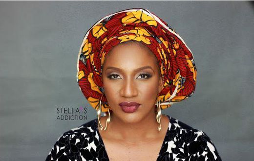 Ankara inspired makeup