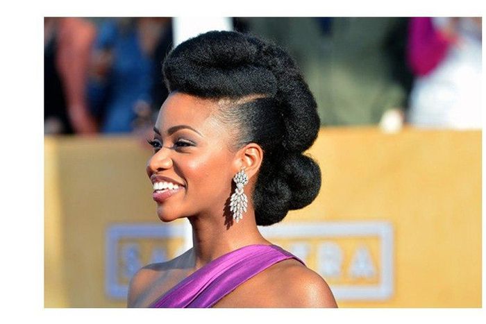 Natural hair can be done in different styles