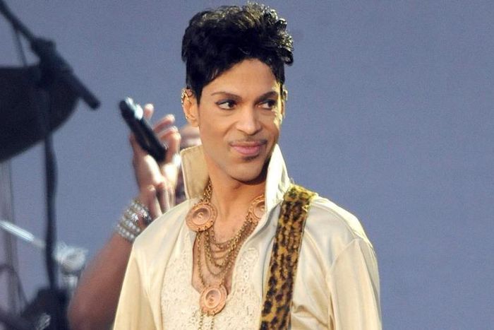 Prince performing at an event
