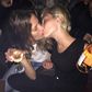 Miley Cyrus kisses girl in Vegas