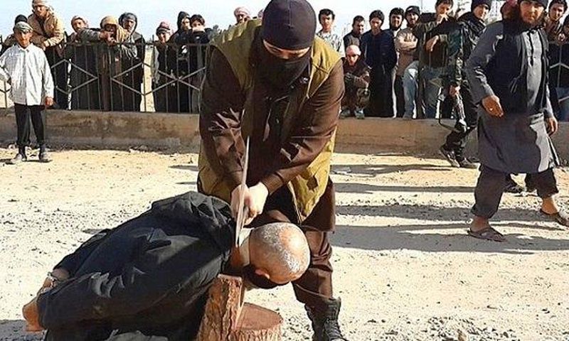An Indian was beheaded for robbing and murdering his boss.