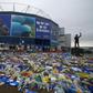 Fans have laid tributes to Emiliano Sala outside the Cardiff ground. Meanwhile the search for the player has resumed after a GoFundMe campaign