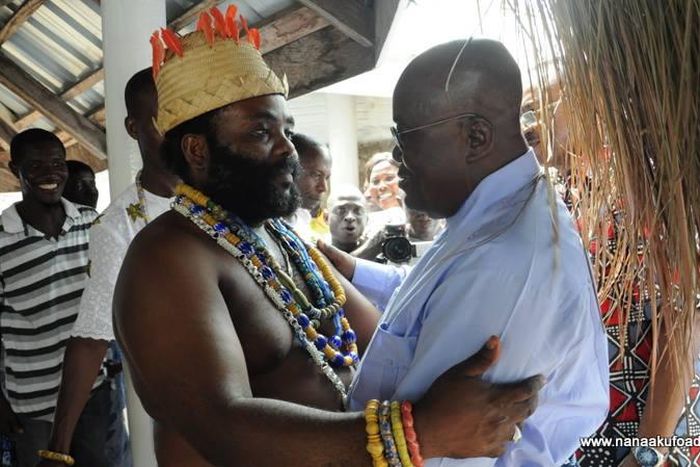 Nana Addo given warm reception by La Wulomo