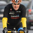 U.S. Secretary of State John Kerry, rides a bike after holding meetings with Iranian Foreign Minister Mohammad Javad Zarif over Iran's nuclear program, in Lausanne, Switzerland, Monday, March 16, 2015.