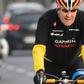 U.S. Secretary of State John Kerry, rides a bike after holding meetings with Iranian Foreign Minister Mohammad Javad Zarif over Iran's nuclear program, in Lausanne, Switzerland, Monday, March 16, 2015.