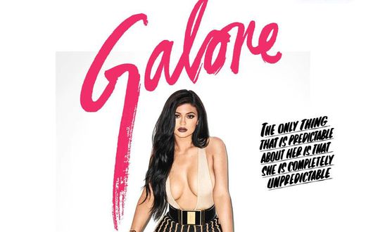 Kylie Jenner covers a provocative issue of Galore Magazine