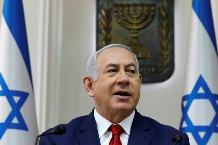 Israeli Prime Minister Benjamin Netanyahu, pictured here at a cabinet meeting on January 6, 2019, is set to visit Chad