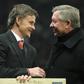 Manchester United's legendary former manager Alex Ferguson gave the players a rousing speech promising them success lay ahead under caretaker manager Ole Gunnar Solskjaer