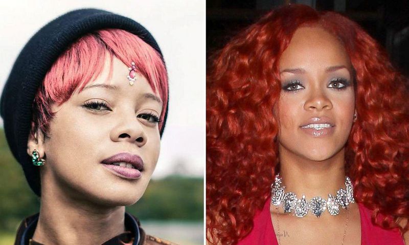 Bianca Guthrie and Rihanna