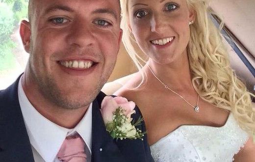 Joe, pictured with Laura, said, 'I got the drawings from the cake maker and got someone to make an exact polystyrene replica with real icing on the outside'