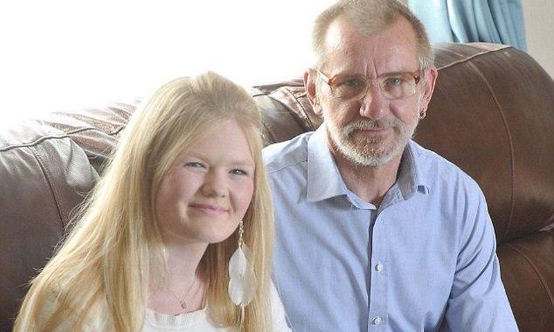 The pair first met when Mr Potts repaired Miss King's car four years ago, when she was just 18. They started a relationship together around six months later